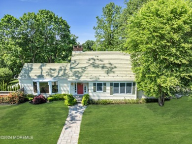 Luxury meets tranquility in this captivating waterfront property on Deal Golf and Country Club in New Jersey - for sale on GolfHomes.com, golf home, golf lot