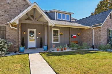 Discover luxury living in this nearly new 2023 Modern on Pecan Plantation Country Club in Texas - for sale on GolfHomes.com, golf home, golf lot