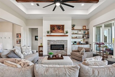 Discover luxury living in this nearly new 2023 Modern on Pecan Plantation Country Club in Texas - for sale on GolfHomes.com, golf home, golf lot