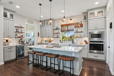 Discover luxury living in this nearly new 2023 Modern on Pecan Plantation Country Club in Texas - for sale on GolfHomes.com, golf home, golf lot