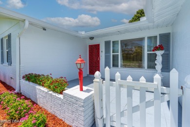 THIS HOUSE DID NOT FLOOD! This 3 bedroom, 2 bath, concrete block on Daytona Beach Golf Club in Florida - for sale on GolfHomes.com, golf home, golf lot