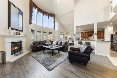 Discover elevated living in this stunning 5-bedroom home in on Lantana Golf Club in Texas - for sale on GolfHomes.com, golf home, golf lot