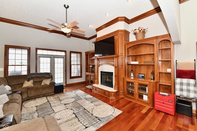 This all BRICK, one level home with a FINISHED walk-out basement on Hickory Stick Golf Club in Indiana - for sale on GolfHomes.com, golf home, golf lot