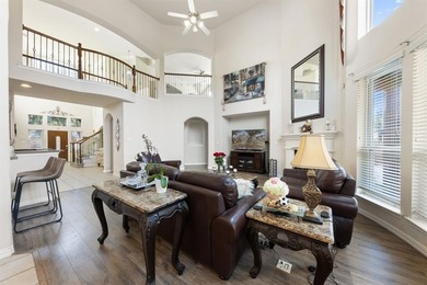 Discover elevated living in this stunning 5-bedroom home in on Lantana Golf Club in Texas - for sale on GolfHomes.com, golf home, golf lot