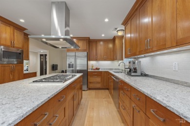 Discover peaceful, turnkey living in this fabulous geothermal on Warm Springs Golf Club in Idaho - for sale on GolfHomes.com, golf home, golf lot