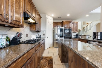 Discover elevated living in this stunning 5-bedroom home in on Lantana Golf Club in Texas - for sale on GolfHomes.com, golf home, golf lot