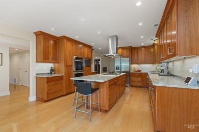 Discover peaceful, turnkey living in this fabulous geothermal on Warm Springs Golf Club in Idaho - for sale on GolfHomes.com, golf home, golf lot