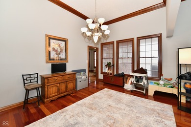 This all BRICK, one level home with a FINISHED walk-out basement on Hickory Stick Golf Club in Indiana - for sale on GolfHomes.com, golf home, golf lot