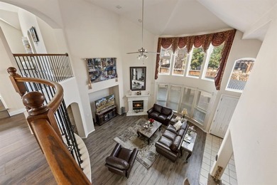 Discover elevated living in this stunning 5-bedroom home in on Lantana Golf Club in Texas - for sale on GolfHomes.com, golf home, golf lot