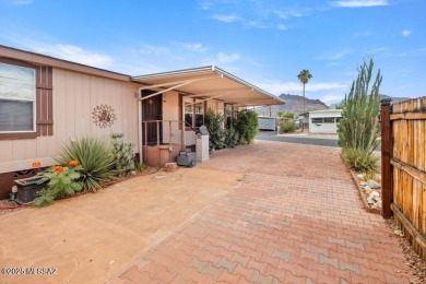 Beautiful newer 2012 Cavco, fully furnished, great mountain on Tucson Estates Golf Course in Arizona - for sale on GolfHomes.com, golf home, golf lot
