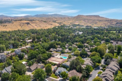 Discover peaceful, turnkey living in this fabulous geothermal on Warm Springs Golf Club in Idaho - for sale on GolfHomes.com, golf home, golf lot
