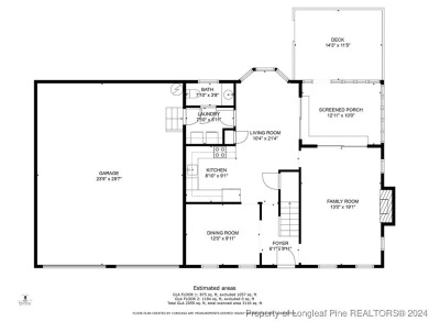 Beautiful 2-story home in Golf Community, perfectly situated on Kings Grant Golf and Country Club in North Carolina - for sale on GolfHomes.com, golf home, golf lot