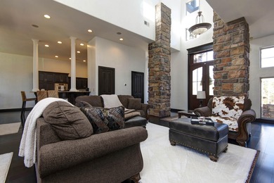 Just like a spread in Architectural Digest!Designed by architect on Ledgestone Country Club and Golf Course in Missouri - for sale on GolfHomes.com, golf home, golf lot