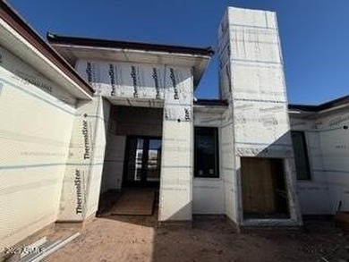 Brand-new custom home under construction with estimated on Estrella Mountain Ranch Golf Course in Arizona - for sale on GolfHomes.com, golf home, golf lot