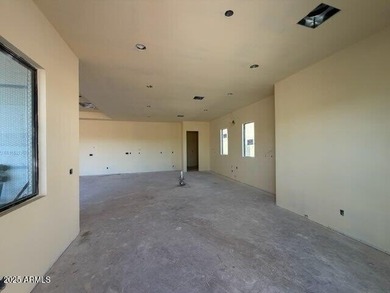 Brand-new custom home under construction with estimated on Estrella Mountain Ranch Golf Course in Arizona - for sale on GolfHomes.com, golf home, golf lot