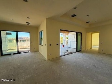 Brand-new custom home under construction with estimated on Estrella Mountain Ranch Golf Course in Arizona - for sale on GolfHomes.com, golf home, golf lot