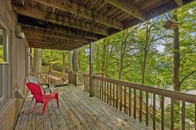 Charming Lakefront Cabin in Hideaway Hills Resort awaits you! on Hide-A-Way Hills Golf Club in Ohio - for sale on GolfHomes.com, golf home, golf lot