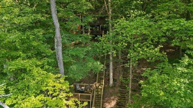 Charming Lakefront Cabin in Hideaway Hills Resort awaits you! on Hide-A-Way Hills Golf Club in Ohio - for sale on GolfHomes.com, golf home, golf lot