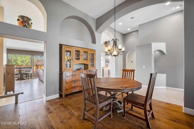 Perched atop a scenic hill in the prestigious Oro Valley Heights on Oro Valley Country Club in Arizona - for sale on GolfHomes.com, golf home, golf lot