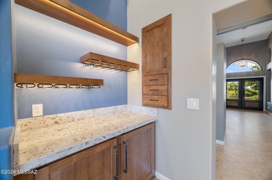 Perched atop a scenic hill in the prestigious Oro Valley Heights on Oro Valley Country Club in Arizona - for sale on GolfHomes.com, golf home, golf lot