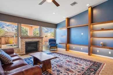 Perched atop a scenic hill in the prestigious Oro Valley Heights on Oro Valley Country Club in Arizona - for sale on GolfHomes.com, golf home, golf lot