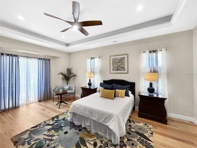 Lovely Meditterrean home welcomes you through rustic double on The Club at Eaglebrooke in Florida - for sale on GolfHomes.com, golf home, golf lot