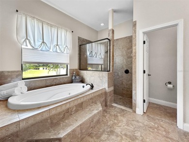 Lovely Meditterrean home welcomes you through rustic double on The Club at Eaglebrooke in Florida - for sale on GolfHomes.com, golf home, golf lot