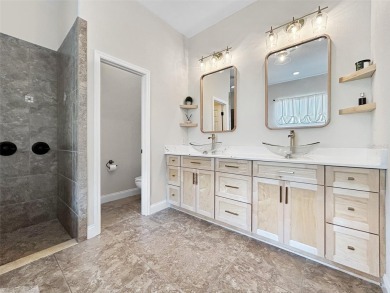 Lovely Meditterrean home welcomes you through rustic double on The Club at Eaglebrooke in Florida - for sale on GolfHomes.com, golf home, golf lot