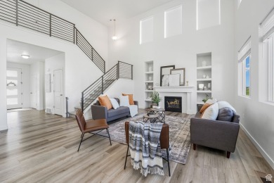 Experience the perfect blend of modern luxury and suburban on Cranefield Golf Course in Utah - for sale on GolfHomes.com, golf home, golf lot