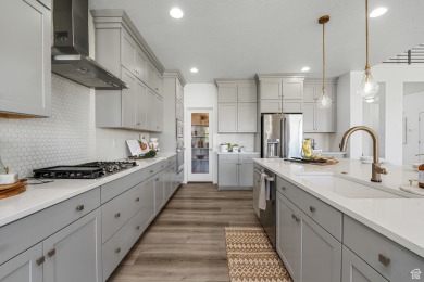Experience the perfect blend of modern luxury and suburban on Cranefield Golf Course in Utah - for sale on GolfHomes.com, golf home, golf lot