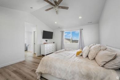 Experience the perfect blend of modern luxury and suburban on Cranefield Golf Course in Utah - for sale on GolfHomes.com, golf home, golf lot
