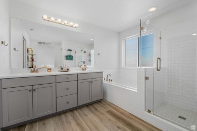 Experience the perfect blend of modern luxury and suburban on Cranefield Golf Course in Utah - for sale on GolfHomes.com, golf home, golf lot