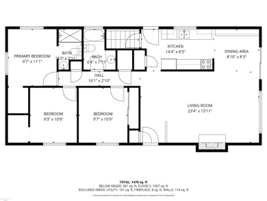 This 3 BR, 2 BA ranch in desirable Shelby Twp has the feel of on Cherry Creek Golf Club in Michigan - for sale on GolfHomes.com, golf home, golf lot