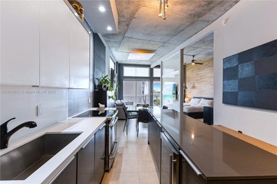 Oversized 1-bedroom loft-style condo (802 SF) at The Meridian on Miami Beach Golf Club in Florida - for sale on GolfHomes.com, golf home, golf lot