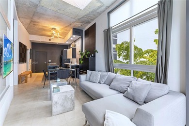 Oversized 1-bedroom loft-style condo (802 SF) at The Meridian on Miami Beach Golf Club in Florida - for sale on GolfHomes.com, golf home, golf lot