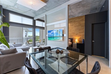Oversized 1-bedroom loft-style condo (802 SF) at The Meridian on Miami Beach Golf Club in Florida - for sale on GolfHomes.com, golf home, golf lot