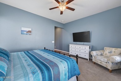 Nestled on a serene mountainside cul-de-sac in the highly on Estrella Mountain Ranch Golf Course in Arizona - for sale on GolfHomes.com, golf home, golf lot