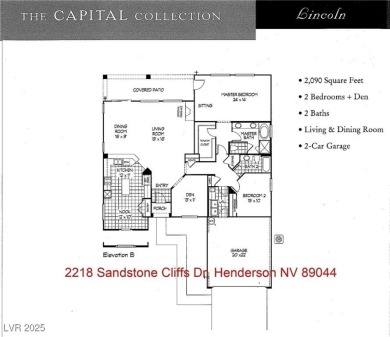 One of the most popular floor plans in Sun City Anthem, this on Revere Golf Club in Nevada - for sale on GolfHomes.com, golf home, golf lot