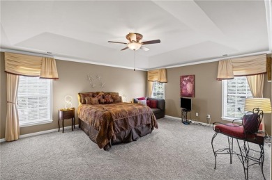 CUSTOM MODEL HOME with RICH UPGRADES and NEW FLOORING AND on Sugar Hill Golf Club in Georgia - for sale on GolfHomes.com, golf home, golf lot