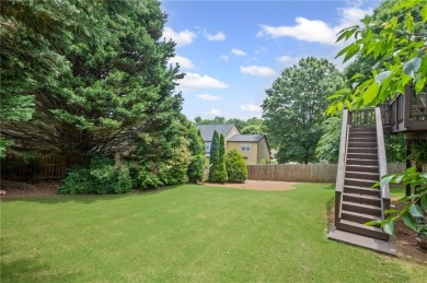 CUSTOM MODEL HOME with RICH UPGRADES and NEW FLOORING AND on Sugar Hill Golf Club in Georgia - for sale on GolfHomes.com, golf home, golf lot