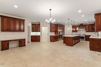Exceptional estate-style home situated off the 7th fairway of on Brier Creek Country Club in North Carolina - for sale on GolfHomes.com, golf home, golf lot