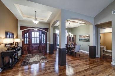 Experience exceptional views overlooking the 3rd fairway of The on The Legend At Bergamont in Wisconsin - for sale on GolfHomes.com, golf home, golf lot