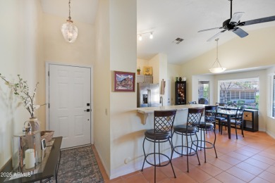 Welcome home to this fully furnished stylish Tahoe model in the on SunBird Golf Club in Arizona - for sale on GolfHomes.com, golf home, golf lot