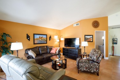 Welcome home to this fully furnished stylish Tahoe model in the on SunBird Golf Club in Arizona - for sale on GolfHomes.com, golf home, golf lot
