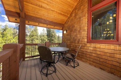 This classic mountain home is set low off Highlands Drive on Breckenridge Golf Club in Colorado - for sale on GolfHomes.com, golf home, golf lot