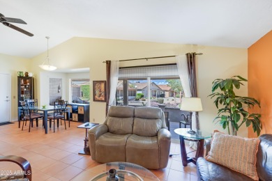 Welcome home to this fully furnished stylish Tahoe model in the on SunBird Golf Club in Arizona - for sale on GolfHomes.com, golf home, golf lot