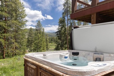 This classic mountain home is set low off Highlands Drive on Breckenridge Golf Club in Colorado - for sale on GolfHomes.com, golf home, golf lot