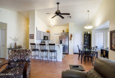Welcome home to this fully furnished stylish Tahoe model in the on SunBird Golf Club in Arizona - for sale on GolfHomes.com, golf home, golf lot