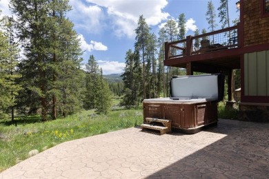 This classic mountain home is set low off Highlands Drive on Breckenridge Golf Club in Colorado - for sale on GolfHomes.com, golf home, golf lot