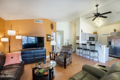Welcome home to this fully furnished stylish Tahoe model in the on SunBird Golf Club in Arizona - for sale on GolfHomes.com, golf home, golf lot